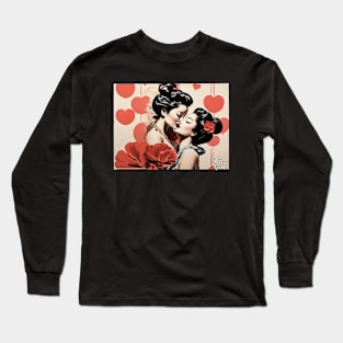 japanese love Long Sleeve T-Shirt